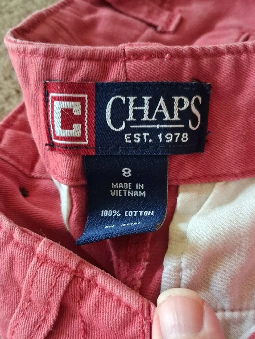 Chaps Red Kid's Shorts